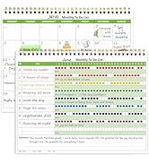 UpUDo Monthly Planner with 2024 Calendar, 8.5"x11" Habit Trackers Journal Undated Organizers - 36...