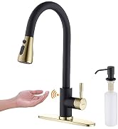 Touchless Kitchen Faucet with Pull Down Sprayer, Motion Sensor Kitchen Faucet with Kitchen Soap D...