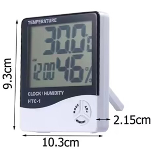 Large LCD Electronic Digital Outdoor/Indoor Thermometer Hygrometer