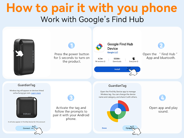 Work with Google's Find Hub
