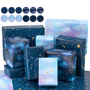 WRAPAHOLIC Galaxy Wrapping Paper Sheet