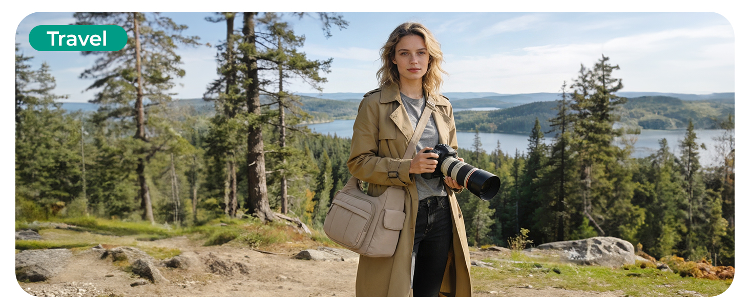 BAGSMART camera sling bag