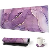 AIMSA Large Gaming Mouse Pad, XXL Keyboard Mouse Mat Extended Desk Pad with Stitched Edges, Durab...