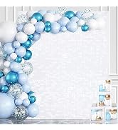 24PCS Shimmer Wall Backdrop Panels Iridescent White Shimmer Wall Background for Birthday Party We...