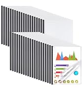 40 Pack Report Covers with Sliding Bar, Clear Report Covers for A4 and Letter Size Paper, Resume ...