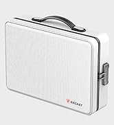 Fireproof Document Box Hard Shell Important Organizer case safe bag File Briefcase Laptop business