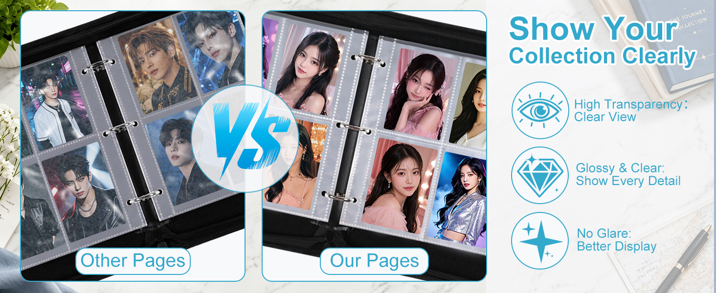 Ultra-Clear photo sleeves