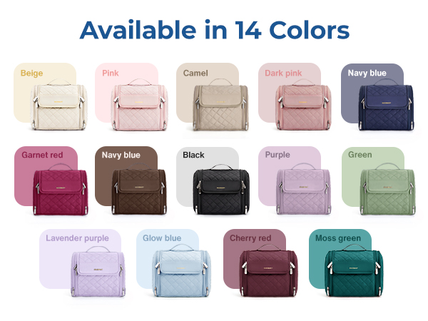 BAGSMART Makeup Bag for Women
