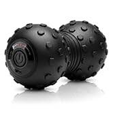 LifePro 4-Speed Vibrating Massage Ball - Peanut Massager Combines a Lacrosse Ball with Vibrating ...