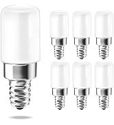 25W Equivalent LED Day Light Bulb, E12 Type B C7, 5000K Bright White, 6pcs | 2W Mini Bulb, Super ...