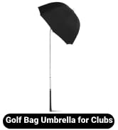 Fulynmen Golf Bag Umbrella For Club Protection Golf Club Umbrella Rain Cover Flex Umbrella