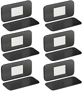 6 Pack No Drill Cabinet Magnetic Catch Black, Jiayi Ultra Thin Cabinet Door Magnet Adhesive for Q...
