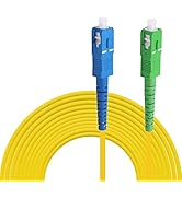 Eardion Fiber Cable, 10M SC/UPC-SC/APC Fiber Jumper Singlemode Simplex - SC to SC SM Fiber Optic ...