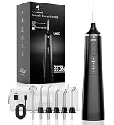 HUACO CARE Upgraded Water Flosser 300ml Large Tank, 5 Modes Professional Cordless Oral Irrigator,...