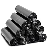 3.5 Gallon Trash Bags, 150 Count Small Trash Can Liners for Bathroom or Livingroom, Black 3 Gallo...