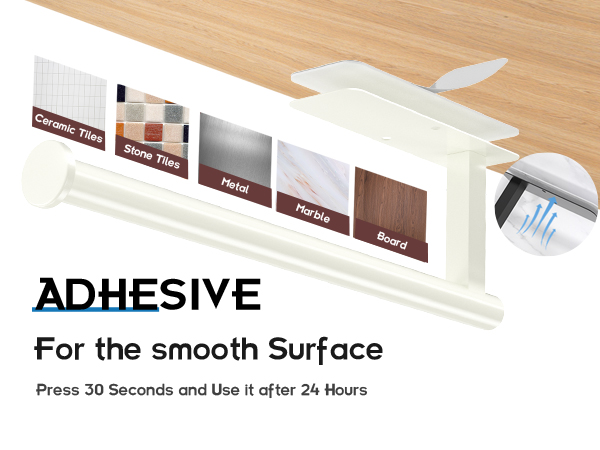 paper towel holder adhesive