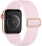 Maledan Stretchy Solo Loop Compatible with Apple Watch Band 44mm 40mm 45mm 41mm 38mm 49mm 42mm Wo...