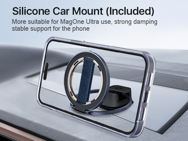 Silicone car mount