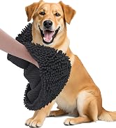 OLANLY Chenille Dog Bath Towel