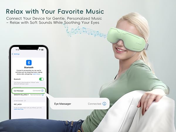 eye massager with heat