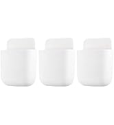 kulusion 3 Pcs Remote Control Holder, Wall Mount Pen Holder Hole-Free Self Adhesive Phone Chargin...