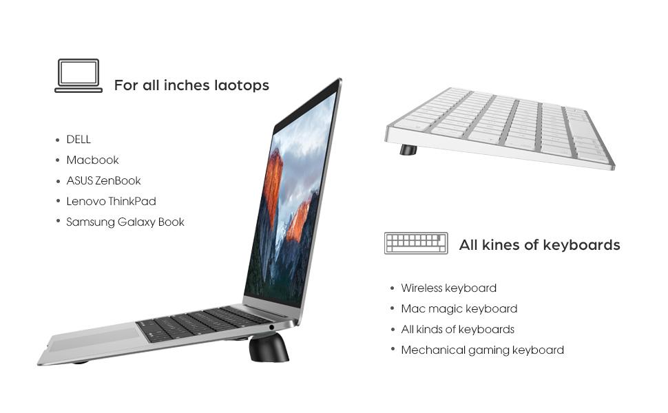 keyboard lift risers