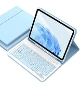 aMZCaSE for iPad Air 11 inch Case with Keyboard(M3/M2, 2025/2024), iPad Pro 11 inch Air 5th 4th G...