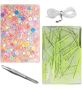 Lechonix 2 Pcs Picky Pads, Multicolor Picking Pad, Skin Picking Fidget Toys with Tweezer, Sensory...
