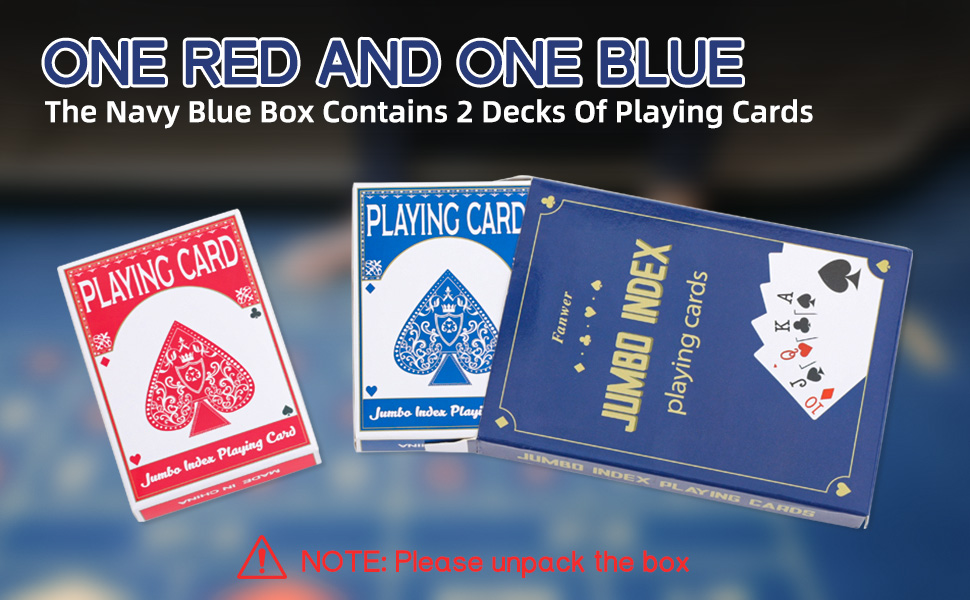 Playing Cards Large Print for Adults