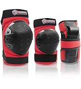 Adult/Kids Knee Pad Elbow Pads Wrist Pads Youth Protective Gear Set for Skateboarding Cycling Ska...