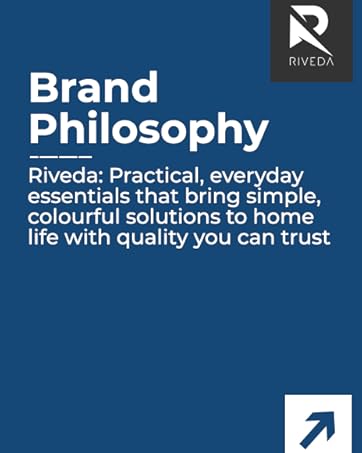 brand philosophy Riveda practical everyday essentials that bring simple colorful solutions at home