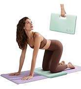 ILILI Yoga Knee Pad Foldable, TPE Soft Cushion 1inch for Knee Push-ups, Plank Support Pad, Elbow/...