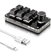 Dioche USB Mini 6Key Keypad Mechanical Programmable Gaming Keyboard Portable One Handed Mechanica...