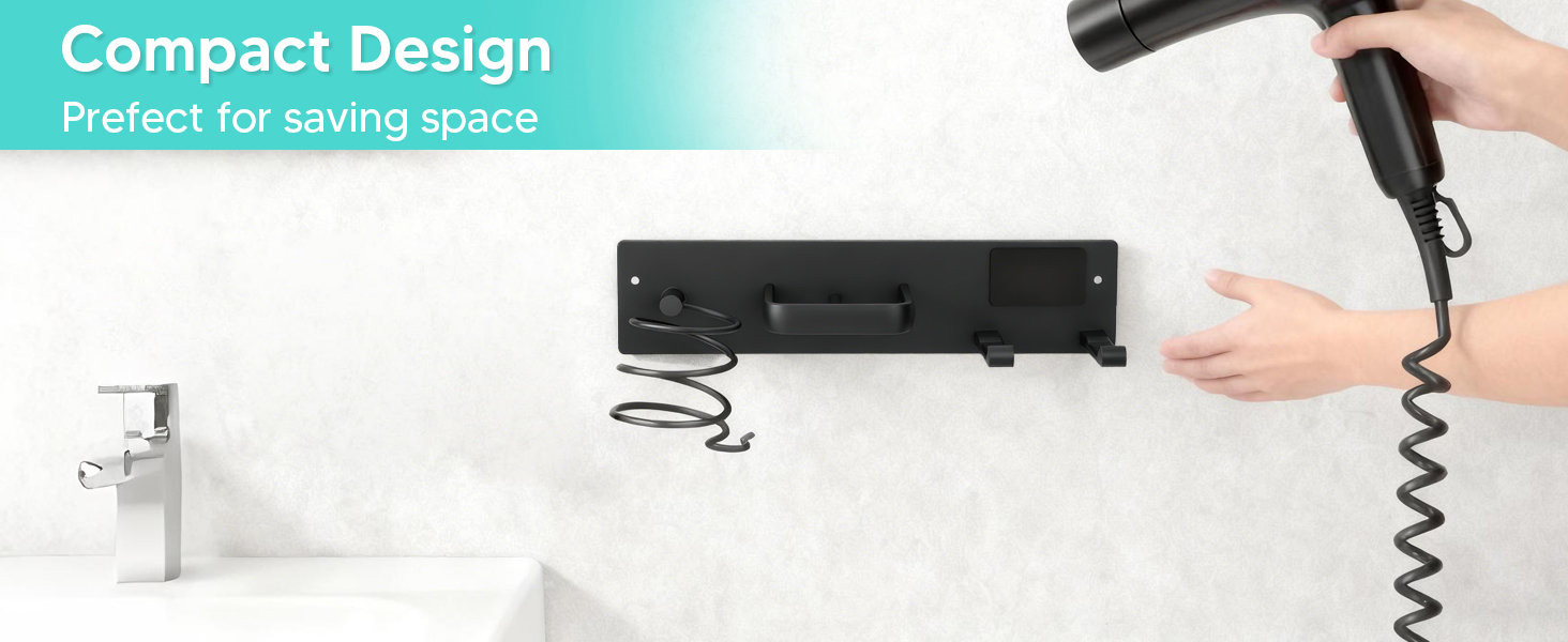 Hair Tool Organizer Wall Mount (Hook)