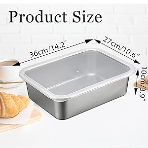 pizza proofing box dough box pizza dough container meat storage container