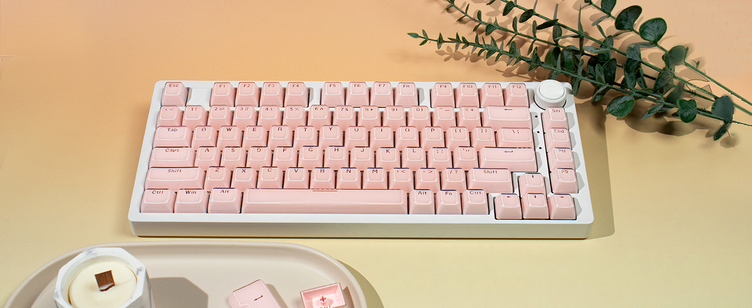 Pink Crystal Jelly Keycap
