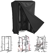 AKEfit Strength Training Cover, Waterproof & Dustproof Gym Rack Cover with Zipper,Fit for Indoor ...