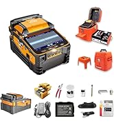 groword AI-9 Fiber Optic Fusion Splicer Upgrade Six Motor Fusion Splicing Core Alignment Fiber Op...