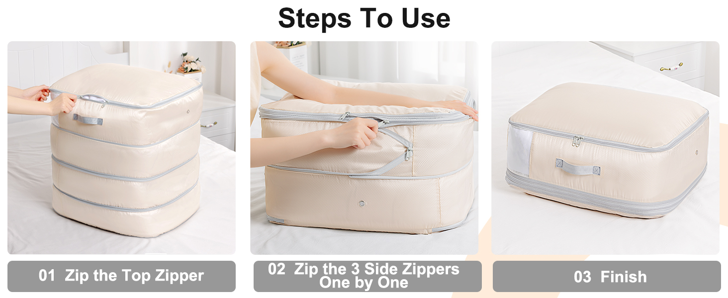pillow storage bags with zipper blanket storage bag duvet storage bag quilt bag