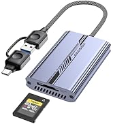 MOGOOD 10Gbps CFexpress Type A Card Reader USB-A/USB-C to CFexpress A Adapter Memory Card Reader ...