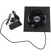 Single 120mm USB Fan with Bracket and Preset Thermostat