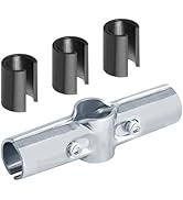 Fanmao 10 Sets 180 Degree Pipe Clamp Cross Connectors for 3/4" EMT, Also Fits 1/2" EMT with Adapt...