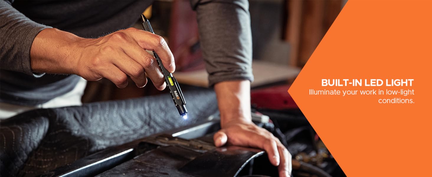 multi tool pen stylus screwdriver ruler level LED flashlight bottle opener EDC multitool gift