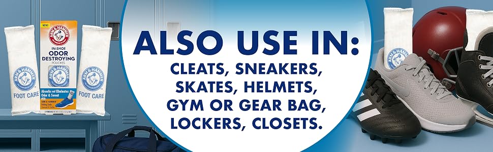 Multiple Use Shoe Odor Destroying Pouches