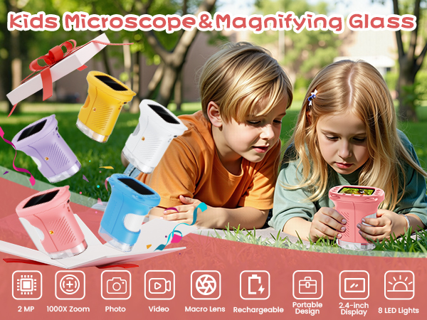 kids Microscope&Magnifying Glass