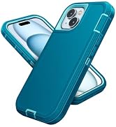 Jelanry Case for iPhone 15 Plus 5G, Heavy Duty Rugged Dual-Layer Protection Phone Case & C Port A...