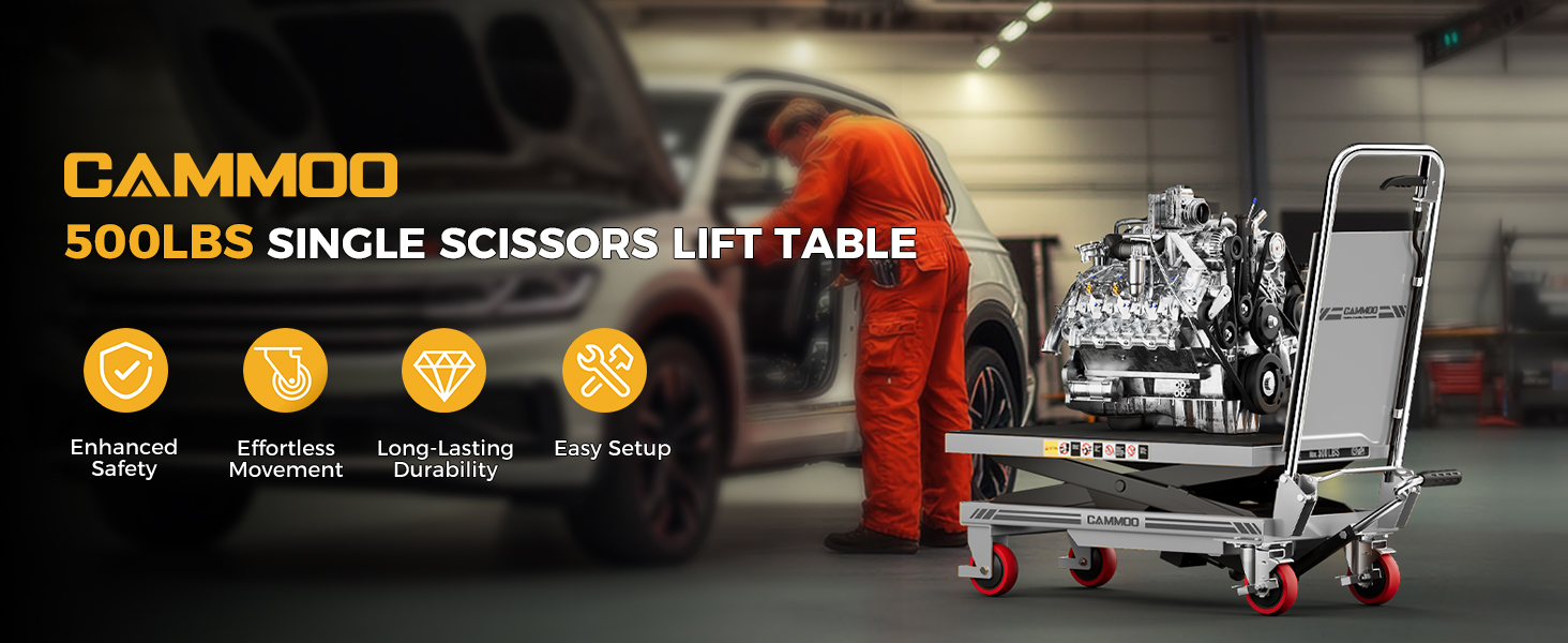 hydraulic lift table