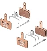 Zacro 2/4 Pairs Bike Brake Pads, Ceramic Bicycle Disc Brake Pads Fit for Tektro Shimano TRP Deore...