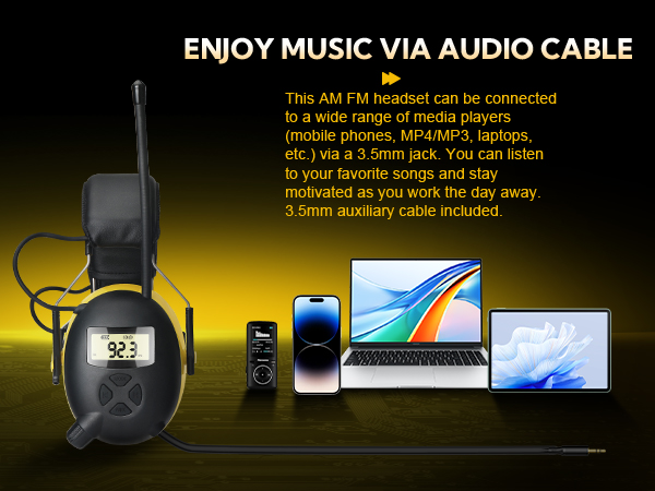 AM/FM Radio Headphones