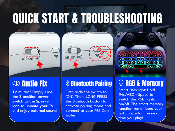 QUICK START & TROUBLESHOOTING